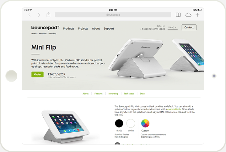 Bouncepad screenshot