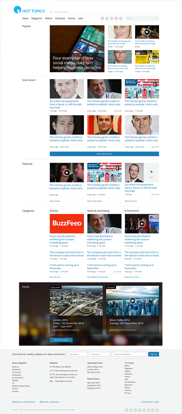 Hot Topics screenshot