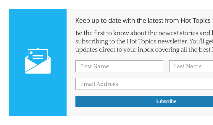 Hot Topics screenshot