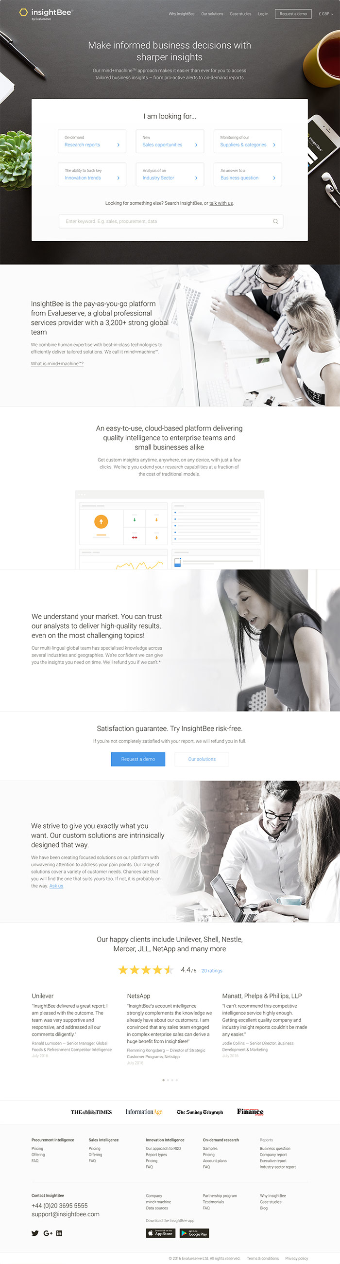 InsightBee screenshot