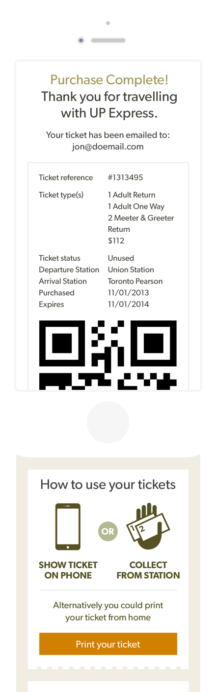 Union Pearson Express screenshot